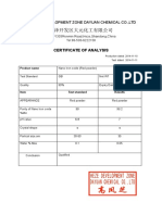 Coa of Nano Iron Oxide Powder-Heze Development Zone Dayuan Chemical Co