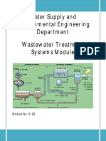 Wastewater Treatment Systems Module