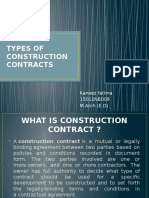 Types of Construction Contracts