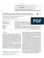 Cryogenic Flow Boiling Heat Transfer Coefficients for Nitrogen-Hydrocarbon Mixtures