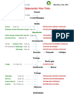 Elaboración Vino Tinto