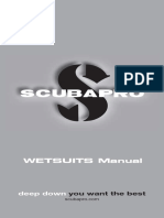 SCUBAPRO Wetsuit Manual