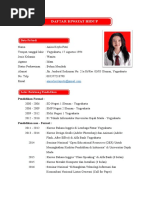 Contoh CV (Curriculum Vitae) Kreatif Dan Menarik