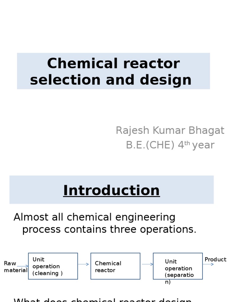 Selecao Reatores | PDF | Chemical Reactor | Catalysis