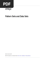 NetScaler 10.5 Pattern Sets and Data Sets