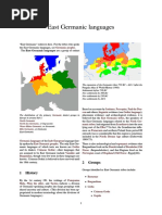 East Germanic Languages