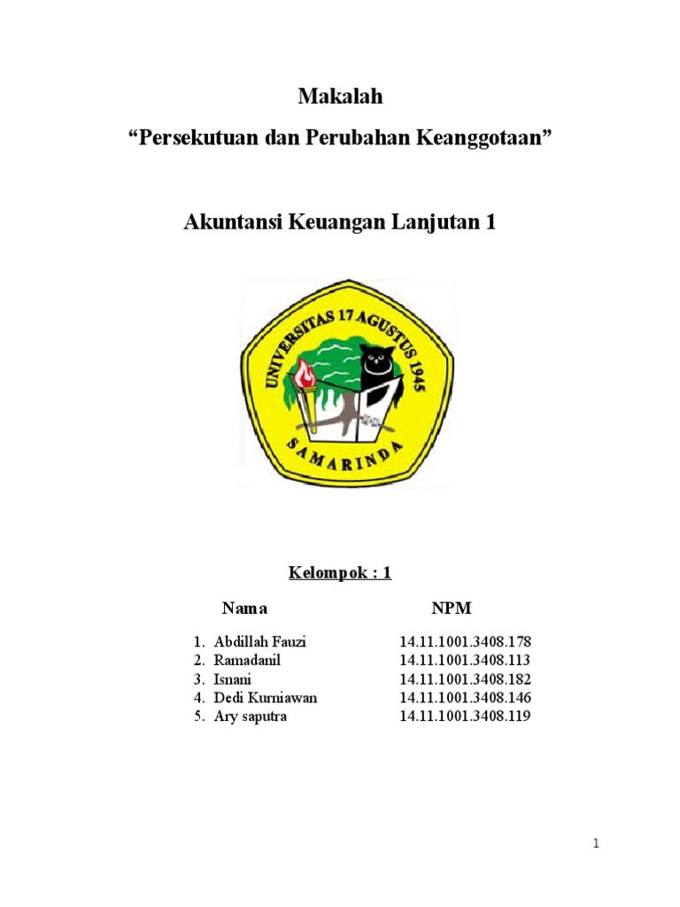 MAKALAH Akuntansi Keuangan Lanjutan 1