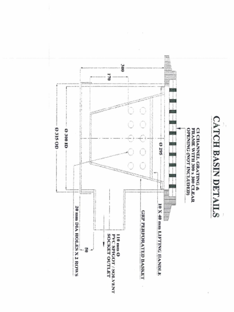Dm-Catch Basin | PDF
