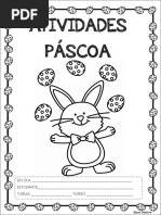 Caderno de Atividades Semana de Pascoa Ideia Criativa
