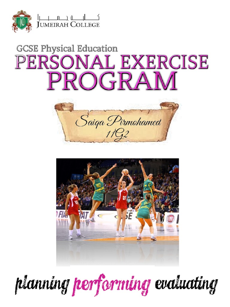 PEP For Netball PDF Physical Fitness High Intensity Interval Training