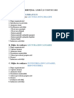 Etapele Activitatilor de La Gradinita