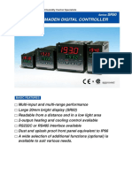 Shimaden Digital Controller: Shimaden, Temperature and Humidity Control Specialists