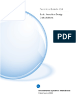 Basic Aeration Design Calculations