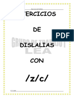 Textos Con C, Z PDF