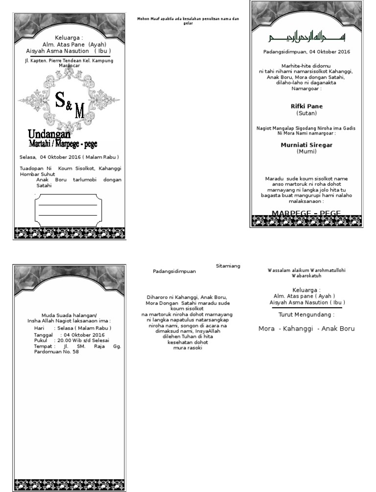 45182662 Undangan Marpege Pege