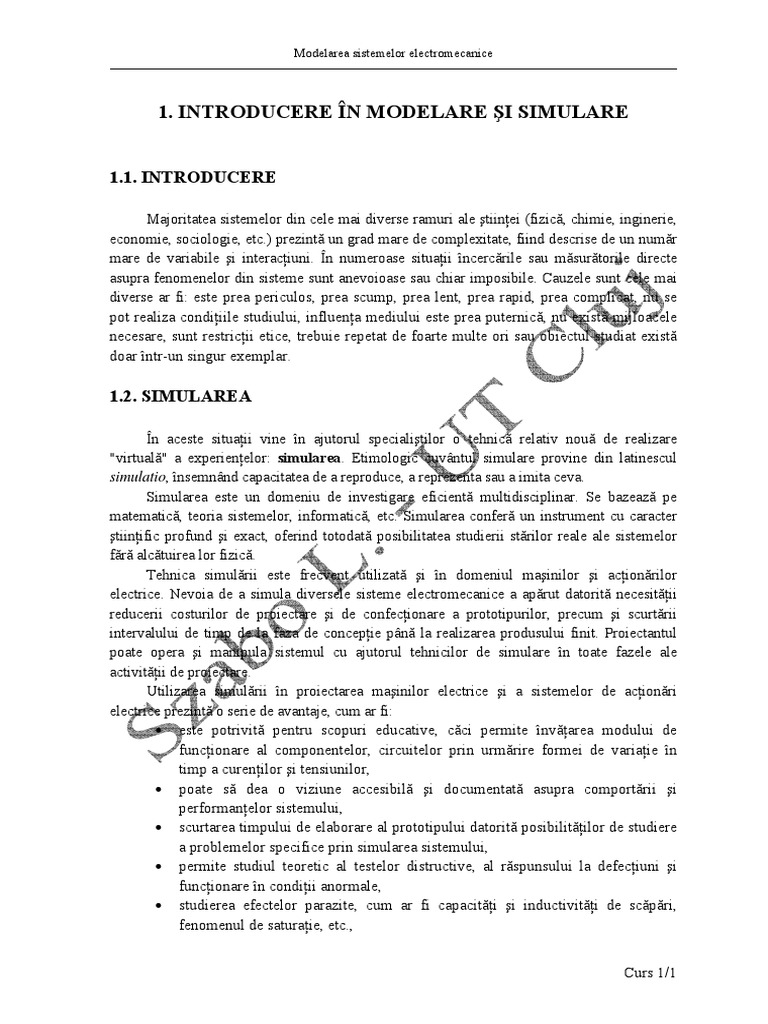 1-Introducere in Modelare | PDF