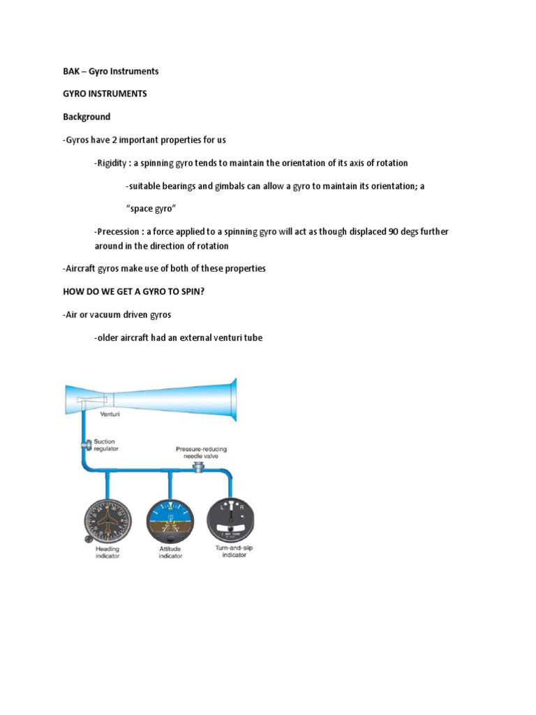Gyro Instruments PDF PDF