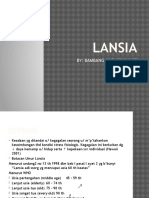 LANSIA 1 Pak Bambang 19 September 2016