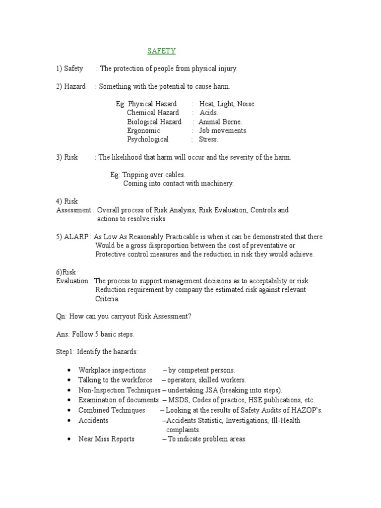 Comprehensive Guide to Risk Assessment | PDF | Scaffolding | Stairs