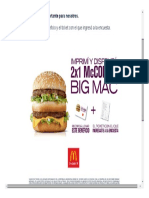Ejemplo de 2x1 Big Mac