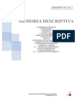 Memo Descriptiva Plataforma Ampliacion - San Sebastian