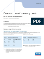 CM3131 en Care Usage Memory Cards SKF Microlog Analyzers