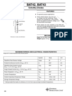 Diode Bat42 & 43 (Data Sheet)