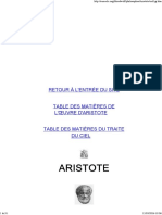 ARISTOTE - Traité Du Ciel (Livre I - Texte Grec)