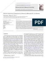 Selective Depression of Sphalerite by Chitosan in Differential PBZN Flotation