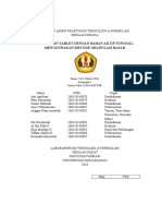 Shift B1 - Kelompok 1 - Tablet Parasetamol Metode Granulasi Basah (Modul 2 Dan 3)