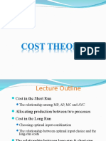 Cost Theory (Microeconomics)
