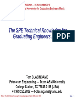 20151126 (Blasingame) Pres SPE Tech Skills Matrix MPI (WRpt) (PDF)