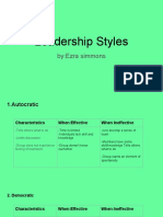 Leadership Styles