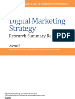 Digital Marketing Strategy Summary Report