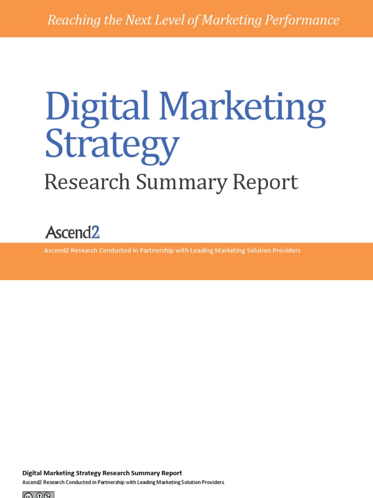 digital-marketing-strategy-summary-report-digital-marketing-survey