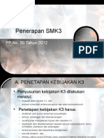 2d.pedoman Penerapan SMK3 PP 50 Tahun 2012