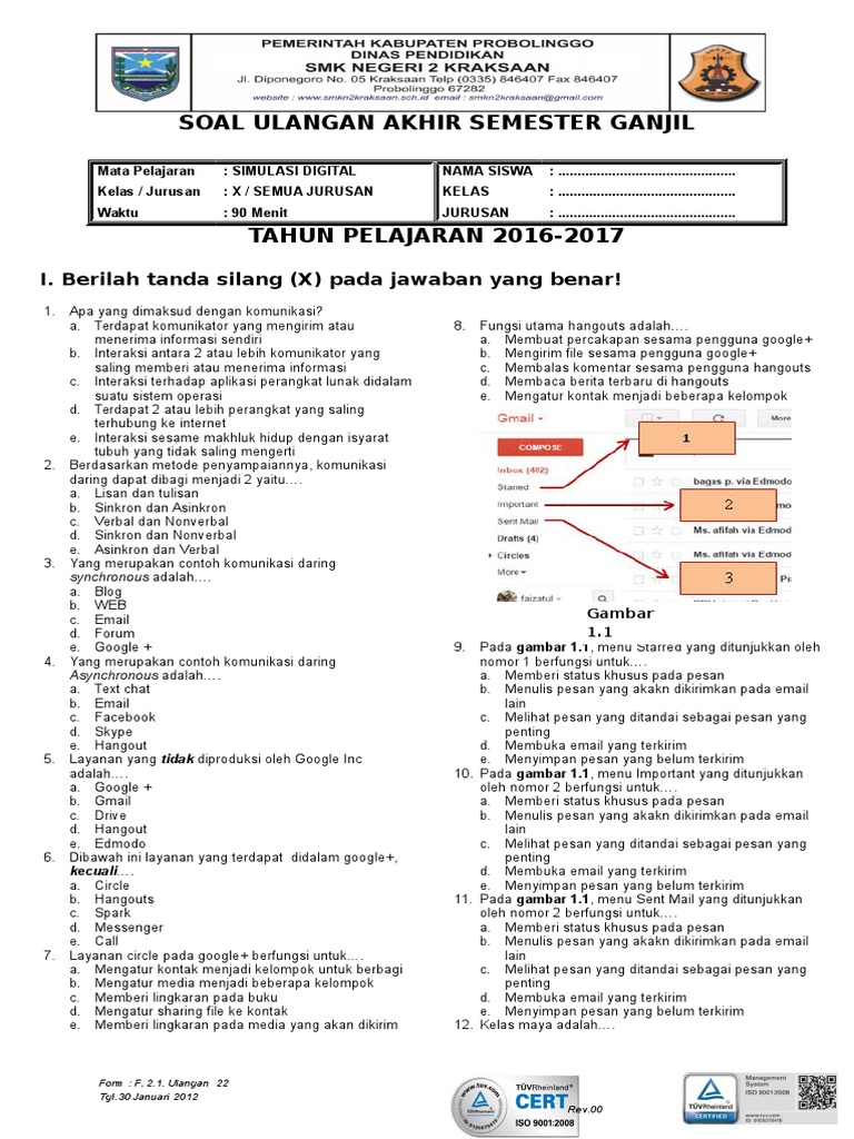 Soal Uas Simdig (Ganjil)
