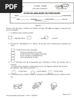 Ficha de Avaliação de Português (2)