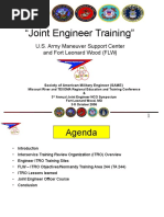 Joint Engineer Training