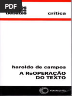 Haroldo de Campos - A ReOperação DO TEXTO - Cap..5 Diábolos No Texto (Saussure e Os Anagramas)