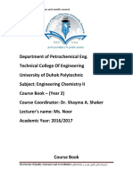 Syllabus Chemistry Lab - II