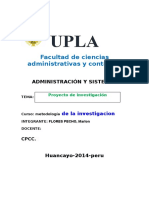 UPLA Facultad de Ciencias Administrativa