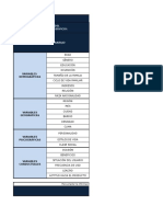 Variables de Segmentación