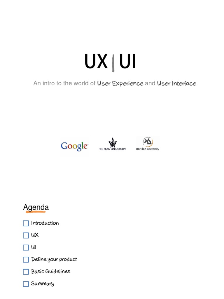 UX Introduction Ebb PDF | PDF