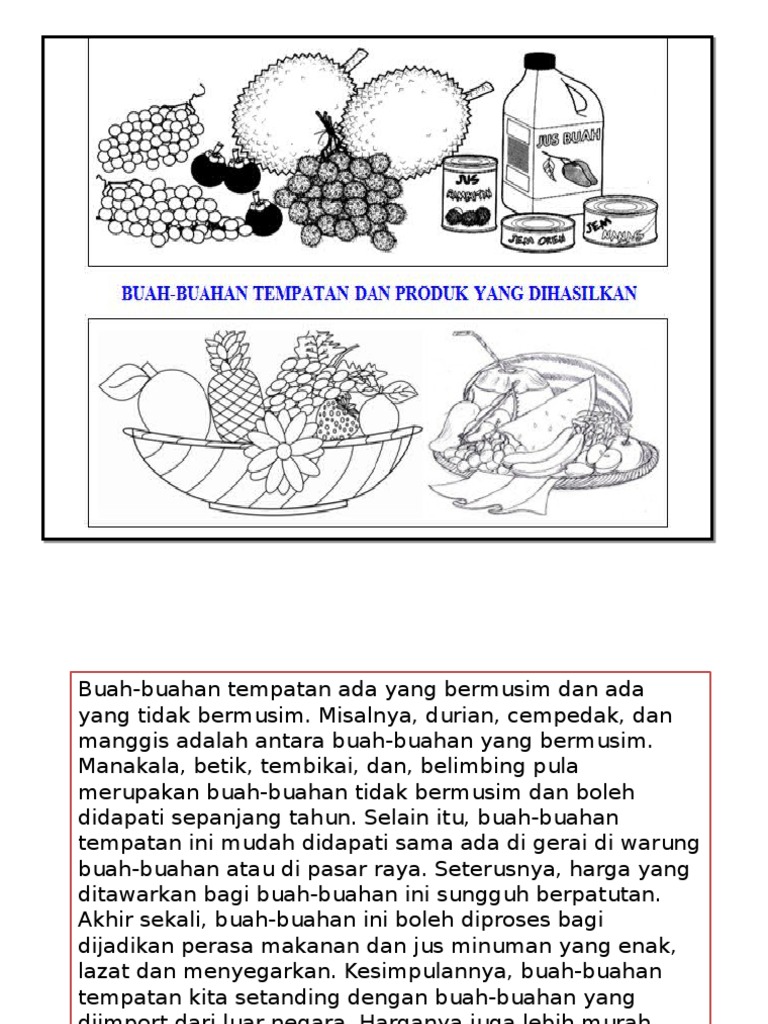 Ulasan Buah Buahan Tempatan