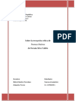 Recepción Crítica de Poemas Nativos de Fernán Silva Valdés