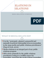 Media Relations Overview-Miss Kuranchie