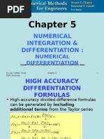 CHE 555 Numerical Differentiation