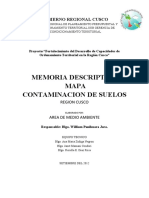 Memoria Descriptiva Contaminacion Suelos