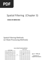 Spatial Filtering (Chapter 3) : Cs6632 DR Imren Dinc